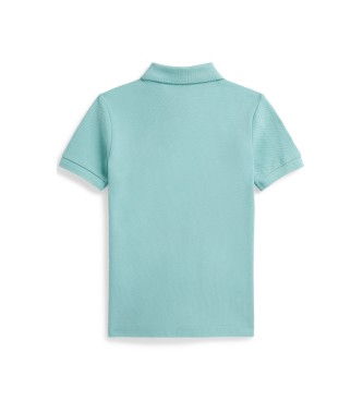 Polo Ralph Lauren Polo en coton piqu� avec Big Pony turquoise