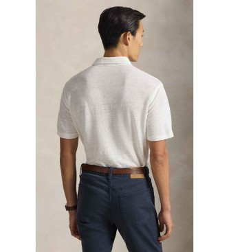 Polo Ralph Lauren Standaard linnen piqu� polo wit