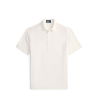 Polo Ralph Lauren Standaard linnen piqu� polo wit