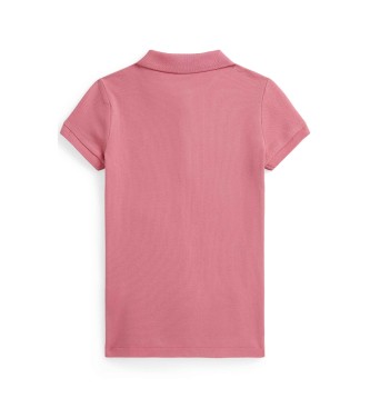 Polo Ralph Lauren Pólo em piqué elástico cor-de-rosa