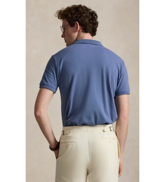 Polo Ralph Lauren Polo in piqué elasticizzato Custom Slim Fit blu