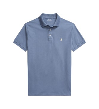 Polo Ralph Lauren Polo in piqué elasticizzato Custom Slim Fit blu