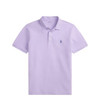 Polo Ralph Lauren Polo in piqué elasticizzato Custom Slim Fit lilla
