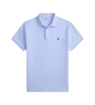 Polo Ralph Lauren Polo in piqué elasticizzato Custom Slim Fit azzurro