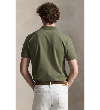 Polo Ralph Lauren Polo in piqué elasticizzato Custom Slim Fit verde scuro