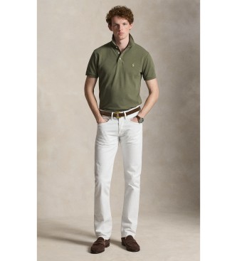 Polo Ralph Lauren Polo in piqué elasticizzato Custom Slim Fit verde scuro