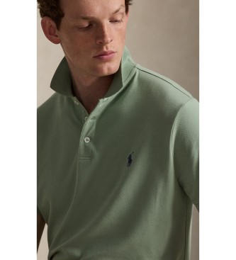 Polo Ralph Lauren Polo in piqué elasticizzato Custom Slim Fit verde