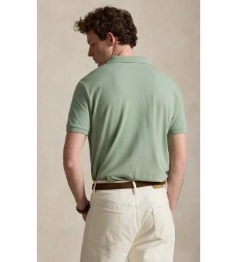 Polo Ralph Lauren Polo in piqué elasticizzato Custom Slim Fit verde