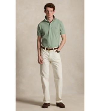 Polo Ralph Lauren Polo in piqué elasticizzato Custom Slim Fit verde