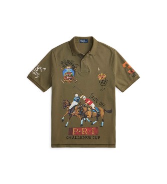Polo Ralph Lauren Polo en piqué imprimé Classic Fit vert