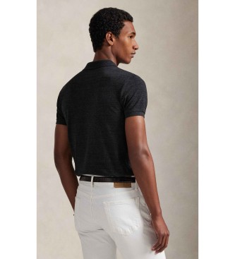 Polo Ralph Lauren Slim-Fit piqu� polo zwart