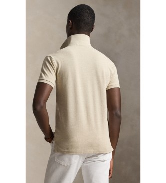 Polo Ralph Lauren Polo en piqué Slim Fit beige clair