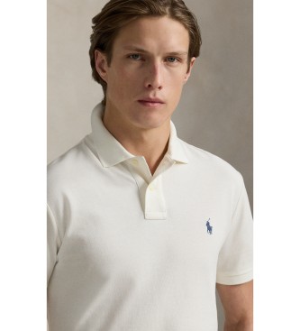 Polo Ralph Lauren Polo en piqué Slim Fit blanc crème