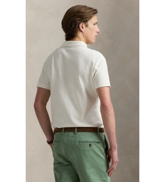 Polo Ralph Lauren Polo en piqué Slim Fit blanc crème