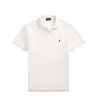 Polo Ralph Lauren Polo en piqué Slim Fit blanc crème