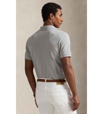 Polo Ralph Lauren Slim fit piqu� poloshirt grijs