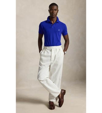 Polo Ralph Lauren Polo en piqué Slim Fit bleu moyen