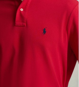 Polo Ralph Lauren Polo de piqué Slim Fit rojo