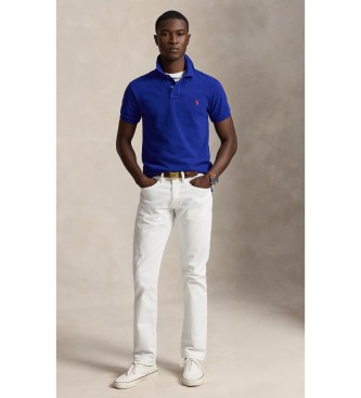 Polo Ralph Lauren Blue Slim Fit piqué polo