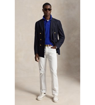 Polo Ralph Lauren Blue Slim Fit piqué polo