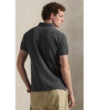Polo Ralph Lauren Slim Fit piqué polo grijs