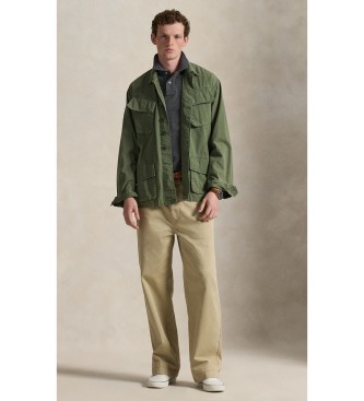 Polo Ralph Lauren Slim Fit piqué polo grijs