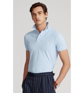 Polo Ralph Lauren Light blue slim fit piqué polo