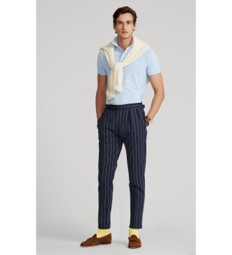 Polo Ralph Lauren Light blue slim fit piqué polo