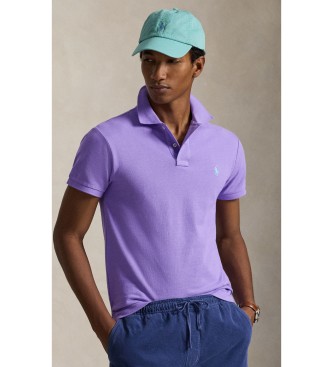 Polo Ralph Lauren Lilac Slim Fit piqué polo shirt