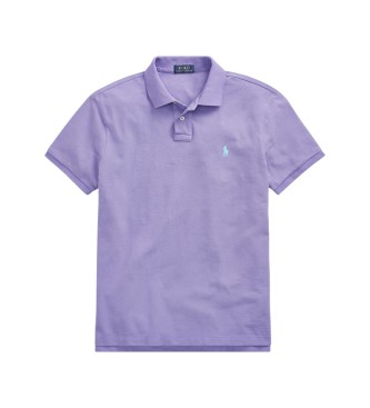 Polo Ralph Lauren Lilac Slim Fit piqué polo shirt