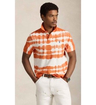 Polo Ralph Lauren Polo en piqu� tie-dye Classic Fit orange