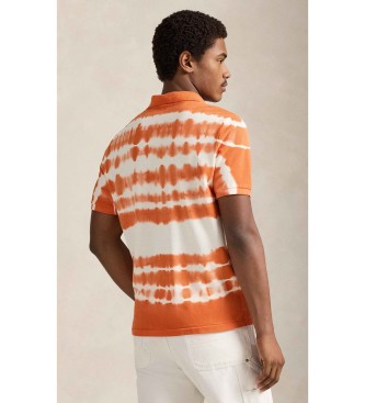 Polo Ralph Lauren Polo en piqu� tie-dye Classic Fit orange