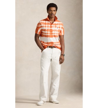 Polo Ralph Lauren Polo en piqu� tie-dye Classic Fit orange