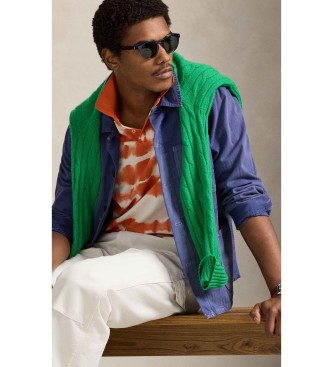 Polo Ralph Lauren Polo en piqu� tie-dye Classic Fit orange