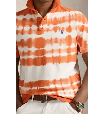 Polo Ralph Lauren Polo en piqu� tie-dye Classic Fit orange