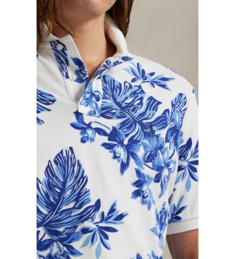Polo Ralph Lauren Tropical piqu� polo Custom Slim Fit wit