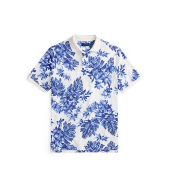 Polo Ralph Lauren Tropical piqu� polo Custom Slim Fit wit