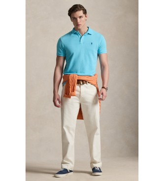 Polo Ralph Lauren Polo de punto de rizo franc�s turquesa