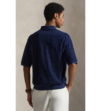 Polo Ralph Lauren Polo de rizo en punto de ochos marino