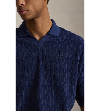 Polo Ralph Lauren Polo de rizo en punto de ochos marino