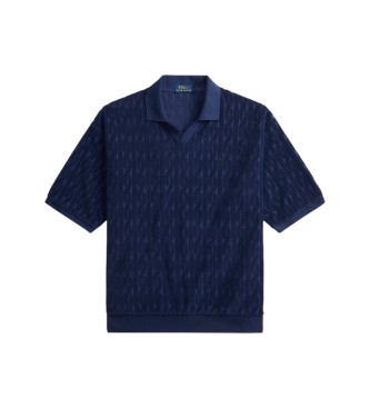 Polo Ralph Lauren Polo de rizo en punto de ochos marino