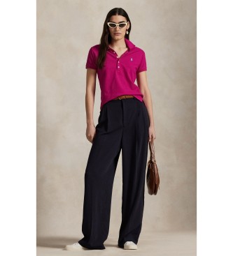 Polo Ralph Lauren Stretch poloshirt Slim Fit lilla