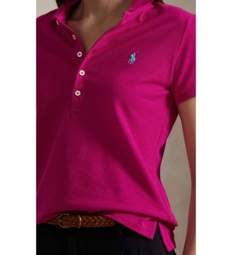 Polo Ralph Lauren Stretch poloshirt Slim Fit lilla