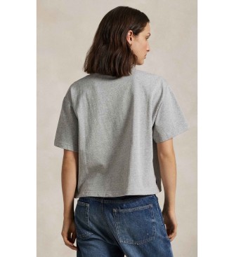 Polo Ralph Lauren Top corto grigio