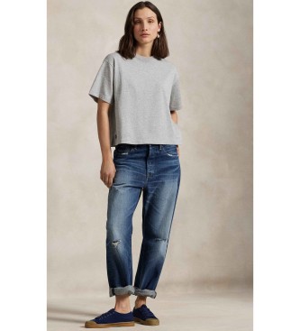 Polo Ralph Lauren Top corto grigio