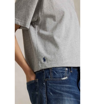Polo Ralph Lauren Top corto grigio