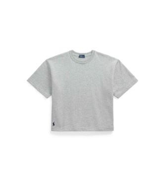 Polo Ralph Lauren Top corto grigio