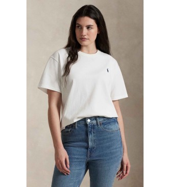 Polo Ralph Lauren Camiseta de punto jersey de algodón blanco