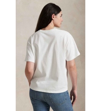 Polo Ralph Lauren Camiseta de punto jersey de algodón blanco