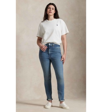 Polo Ralph Lauren Camiseta de punto jersey de algodón blanco